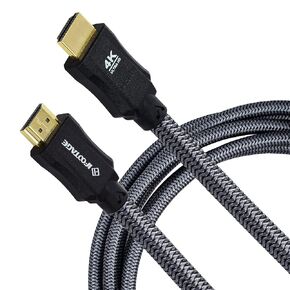 IFOOTAGE 4K HDMI to Displayport Cable, Fiber Optic HDMI Cable with HDMI Adapter, 4K@60Hz/18Gbps/Ultra HD/ARC/Dynamic HR, Long HDMI Cable, Compatible with Camera/Camcorder/Projector/PS4/PS5-32FT/10M