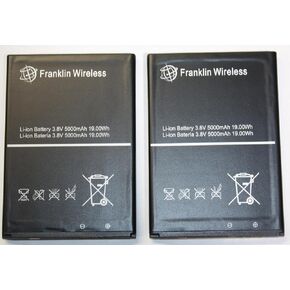 Generic 2X Original Battery for Franklin A50 RG2102 and JEXtream RG2100 (5000mAh) - ICQ037NA