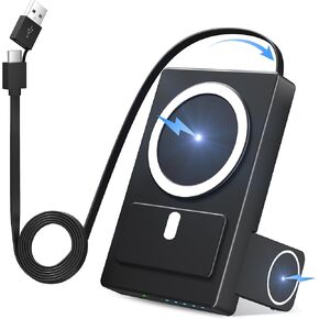 Portable Power Bank, Wireless Power Bank, Portable Charger, 5000mAh Rechargeable Battery