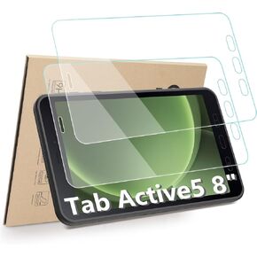 [عبوتان] واقي شاشة متوافق مع هاتف Samsung Galaxy Tab Active5 8 بوصة إصدار 2024 (SM-X300/SM-X306B)، [وضوح HD] [9 صلابة] استبدال الزجاج المقوى لجهاز Galaxy Tab Active5 8" in Kuwait