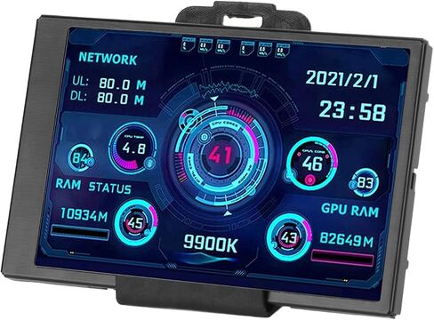 شاشة صغيرة 3.5 بوصة IPS USB، عرض درجة حرارة الكمبيوتر AIDA64 PC CPU مراقبة بيانات لوحة الاستشعار، درجة حرارة الكمبيوتر الشخصي in Saudi Arabia