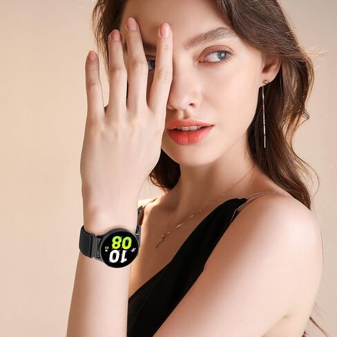 مجموعة من 10 أساور من النايلون من Tiptops متوافقة مع ساعة Samsung Galaxy Watch 6 5 4 /Watch 3 41 ملم/Active 2/Garmin Vivoactive 5/Vivoactive 3 Amzfit Bip 3 Pro/Bip 3/Ticwatch 2 / E / C2، أشرطة ساعة 20 مم in Kuwait