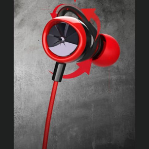 سماعة رأس للألعاب المحمولة داخل الأذن، ميكروفون مزدوج مع ميكروفون قابل للفصل، سماعات أذن باس للألعاب، صوت جهير استريو بخاصية إلغاء الضوضاء، سماعات بتصميم مريح للتعليق للجوال in Kuwait