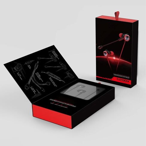 سماعة رأس للألعاب المحمولة داخل الأذن، ميكروفون مزدوج مع ميكروفون قابل للفصل، سماعات أذن باس للألعاب، صوت جهير استريو بخاصية إلغاء الضوضاء، سماعات بتصميم مريح للتعليق للجوال in Kuwait