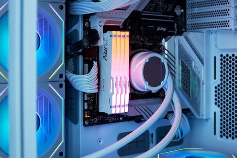 كينغستون فيوري بيست وايت RGB 32 جيجا (2x16 جيجا) 6000MT/s CL36 DDR5 Expo DIMM | مزامنة الأشعة تحت الحمراء | برنامج فيوري CTRL | رفع تردد التشغيل | التوصيل والتشغيل | معرض AMD | مجموعة من 2 | KF560C36BWEAK2-32 in Saudi Arabia