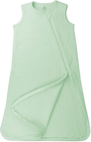 HonestBaby Baby Standard Wearable Blankets Sleeping Bags Swaddle Transition 100% Organic Cotton for Infant Boys, Girls, Unisex, Sage, Small in Saudi Arabia