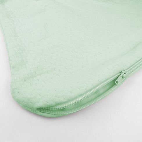 HonestBaby Baby Standard Wearable Blankets Sleeping Bags Swaddle Transition 100% Organic Cotton for Infant Boys, Girls, Unisex, Sage, Small in Saudi Arabia