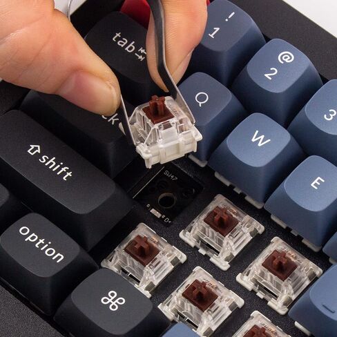 Keychron Q4 Wired Custom Mechanical Keyboard, 60% Layout QMK/VIA Programmable Macro with Hot-swappable Gateron G Pro Red Switch Double Gasket Compatible with Mac Windows Linux (Black) in Saudi Arabia
