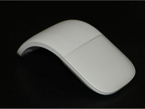 PCTC Arc Touch Mouse,Appliable for Microsoft Surface Arc Mouse FHD-00001 /FHD-00002 Portable Foldable Mouse Silent Folding Arc Mouse for Computer Mac OS Laptop Notebook (White) in Saudi Arabia