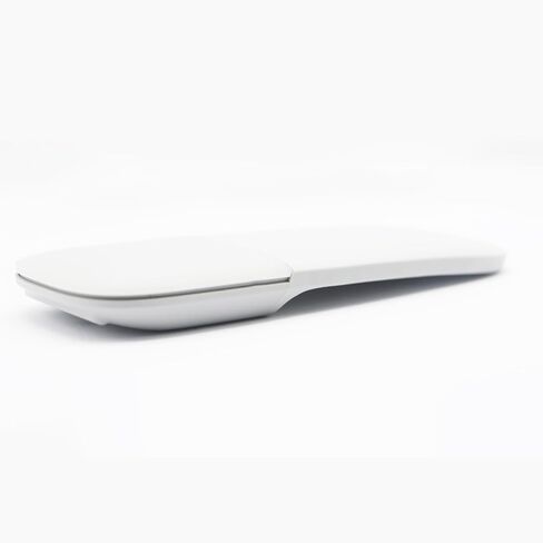 PCTC Arc Touch Mouse,Appliable for Microsoft Surface Arc Mouse FHD-00001 /FHD-00002 Portable Foldable Mouse Silent Folding Arc Mouse for Computer Mac OS Laptop Notebook (White) in Saudi Arabia