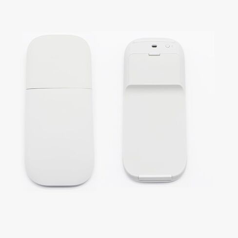 PCTC Arc Touch Mouse,Appliable for Microsoft Surface Arc Mouse FHD-00001 /FHD-00002 Portable Foldable Mouse Silent Folding Arc Mouse for Computer Mac OS Laptop Notebook (White) in Saudi Arabia