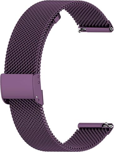 RuenTech Metal Mesh Loop Strap Compatible with FITVII H56 HM57 HM78, RUIMEN D1 H1, TOOBUR IDW16, KEEPONFIT IDW21, TOZO S5 Smart Watch Bands, Quick Release Replacment Stainless Steel Bands in Saudi Arabia