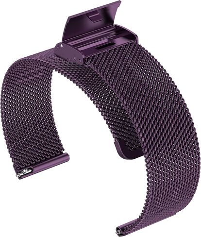 RuenTech Metal Mesh Loop Strap Compatible with FITVII H56 HM57 HM78, RUIMEN D1 H1, TOOBUR IDW16, KEEPONFIT IDW21, TOZO S5 Smart Watch Bands, Quick Release Replacment Stainless Steel Bands in Saudi Arabia