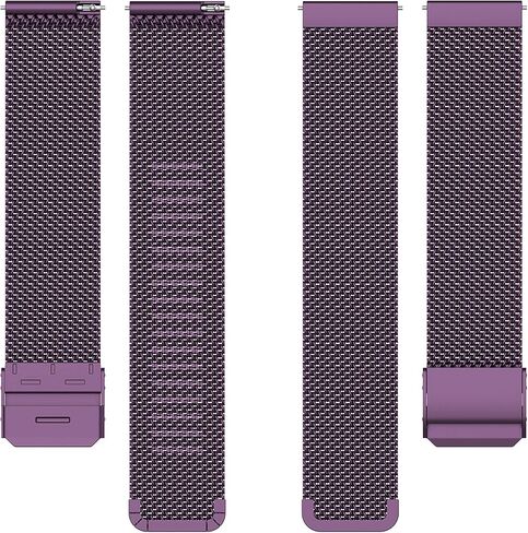 RuenTech Metal Mesh Loop Strap Compatible with FITVII H56 HM57 HM78, RUIMEN D1 H1, TOOBUR IDW16, KEEPONFIT IDW21, TOZO S5 Smart Watch Bands, Quick Release Replacment Stainless Steel Bands in Saudi Arabia