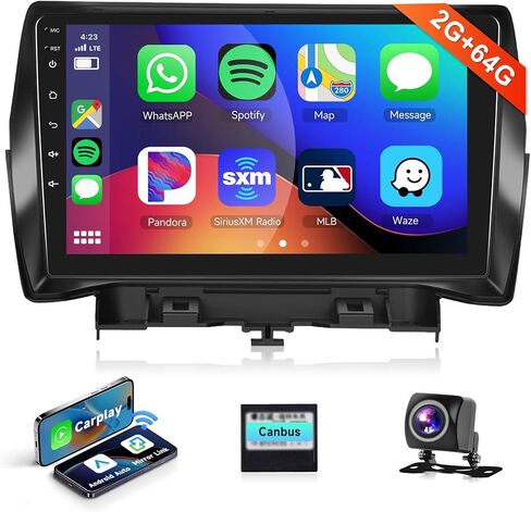 2G + 64G لـ 2013-2019 Ford Escape Kuga راديو السيارة Android مع تشغيل السيارة اللاسلكي Android Auto MirrorLink HiFi Audio، Podofo 9 بوصة شاشة تعمل باللمس بلوتوث ستيريو للسيارة مع GPS WiFi كاميرا احتياطية in Saudi Arabia