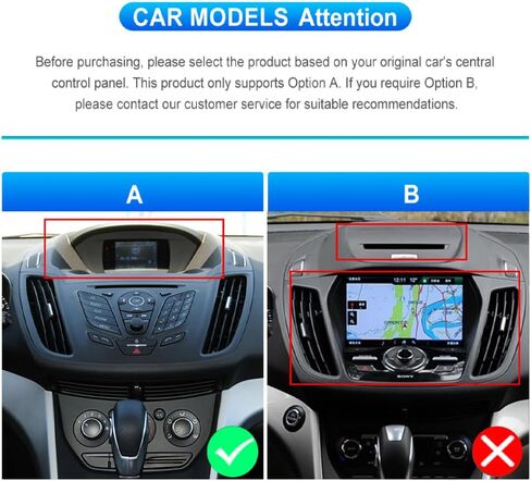 2G + 64G لـ 2013-2019 Ford Escape Kuga راديو السيارة Android مع تشغيل السيارة اللاسلكي Android Auto MirrorLink HiFi Audio، Podofo 9 بوصة شاشة تعمل باللمس بلوتوث ستيريو للسيارة مع GPS WiFi كاميرا احتياطية in Saudi Arabia
