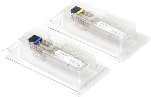 زوج واحد من جهاز إرسال واستقبال 1.25G SFP WDM SC Bidi 1000Base-BIDI SingleMode Simplex Fiber Module SMF 1310nm/15500nm DDM حتى 20 كم لـ Cisco GLC-BX-D، Ubiquiti UniFi UF-SM-1G-S، Mikrotik والمزيد in Kuwait