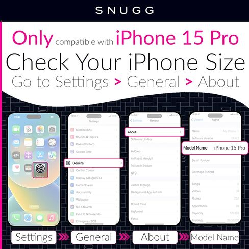 Snugg iPhone 15 Case Wallet – Folding Wallet Case with 3 Card Slots, Magnet Closure, and Phone Stand Function – Leather, TPU, and Nubuck iPhone 15 Wallet Case – Black in Saudi Arabia
