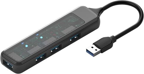 4-in-1 USB Docking Station with High Speed USB 3.0/2.0 Ports and TF Card Reader for Windows (Type-C) in Saudi Arabia