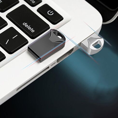 محركات أقراص فلاش USB صغيرة سعة 2 جيجابايت، محركات أقراص ذاكرة الإبهام مع محول OTG ونوع C (أسود) in Kuwait