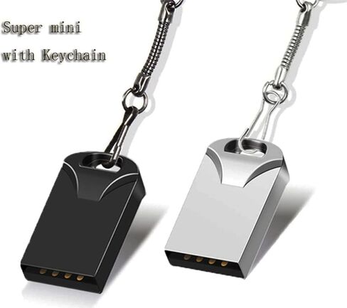 محركات أقراص فلاش USB صغيرة سعة 2 جيجابايت، محركات أقراص ذاكرة الإبهام مع محول OTG ونوع C (أسود) in Kuwait