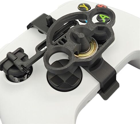 لجهاز Xbox ONE X/S/Elite Racing Games وحدة تحكم مساعدة صغيرة لعجلة القيادة، لعبة محاكاة ألعاب سباقات عصا التحكم [xbox_one]... (أسود) (صنع في الولايات المتحدة الأمريكية) in Saudi Arabia
