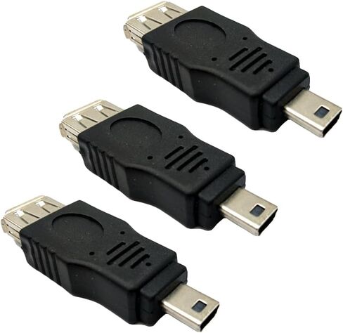 3 حزمة USB 2.0 إلى محول USB صغير USB نوع A أنثى إلى B ذكر OTG التوصيل المضيف محول موصل للسيارة Aux Mp3 الصوت اللوحي الهاتف فلاش محرك لوحة المفاتيح الماوس كاميرا الكمبيوتر in Saudi Arabia