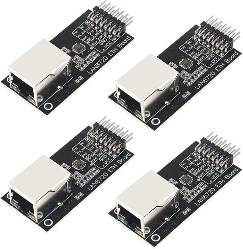 4pcs LAN8720 Ethernet Board High Performance 10 100 Ethernet Physical Layer Transceiver (Phy) Module Kit Embedded Web 3.3V Server for Arduino in Saudi Arabia