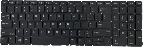 Laptop Replacement US Layout with backlit Keyboard for HP ProBook 450 G6 G7 455 G6 G7 455R G6 G7 Black in Saudi Arabia