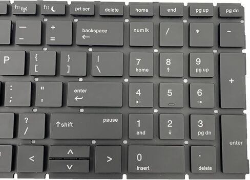 Laptop Replacement US Layout with backlit Keyboard for HP ProBook 450 G6 G7 455 G6 G7 455R G6 G7 Black in Saudi Arabia
