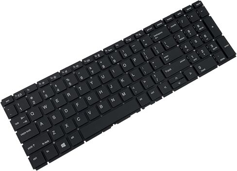 Laptop Replacement US Layout with backlit Keyboard for HP ProBook 450 G6 G7 455 G6 G7 455R G6 G7 Black in Saudi Arabia