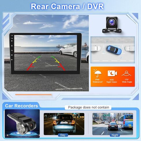 2G 64G لسيارة Ford Escape Kuga 2013-2019 Android Car Stereo Radio Carplay، Rimoody 9 بوصة شاشة تعمل باللمس راديو السيارة مع Android Auto Mirror Link Bluetooth FM/RDS GPS WiFi HiFi SWC كاميرا احتياطية in Saudi Arabia