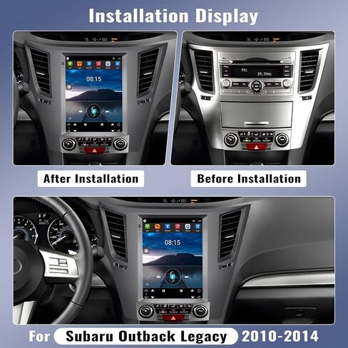 【2G+64G】 ستيريو راديو السيارة Android 13 لسيارة Subaru Outback Legacy 2010 2011 2012 2013 2014 في Dash GPS Navigation، 9.7 بوصة شاشة لمس عمودية راديو بلوتوث، FM/WiFi/مرآة Link/SWC+كاميرا احتياطية وميكروفون in Saudi Arabia