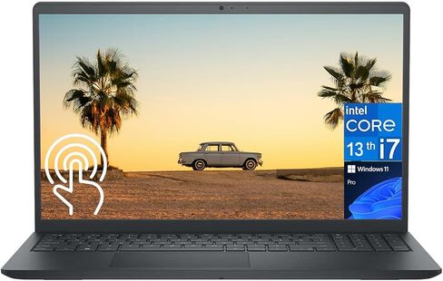 أحدث كمبيوتر محمول طراز Inspiron Business من Dell 2024، شاشة لمس FHD مضادة للتوهج مقاس 15.6 بوصة، معالج Intel 10-Core i7-1355U (حتى 5 جيجا هرتز)، ذاكرة الوصول العشوائي 64 جيجابايت، 1 تيرابايت SSD، Intel Iris Xe Graphics، كاميرا ويب، Wi-Fi 6، Windows 11 Pr in Saudi Arabia