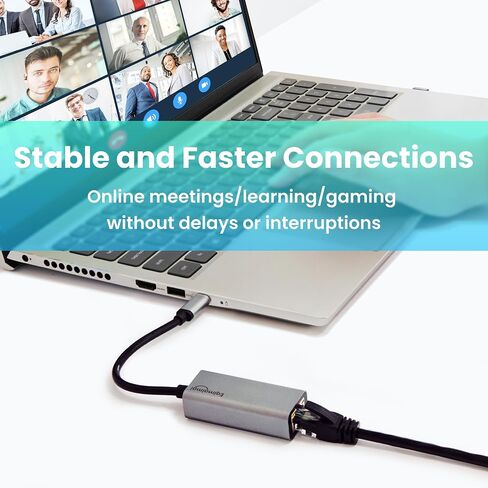 USBC Ethernet Adapter 2 Pack,2Pcs TypeC to RJ45 Ethernet Gigabit Network Adapter Compatible with Windows, MacOS, Linux, and More TypeC to RJ45 with 1000MBPS (2*USB C to RJ45) in Saudi Arabia