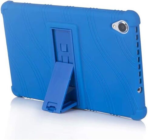 حافظة لجهاز Lenovo Tab M8 الجيل الثالث TB-8506F، غطاء حامل من السيليكون الناعم لجهاز Lenovo 8.0 بوصة Tab M8 Gen 3 2022/ M8 HD LTE 2021/ M8 HD/Smart Tab M8/ M8 FHD 2019 TB-8705F (أسود) in Kuwait