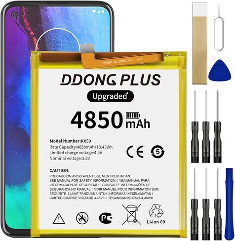 Replacement Battery KX50 [Upgraded] for Metro PCS Motorola Moto G Stylus XT2043-4/Motorola Moto G Stylus XT2043 XT2043-5 XT2043-6/G Pro XT2043-7 Battery Free Adhesive Tool in Saudi Arabia