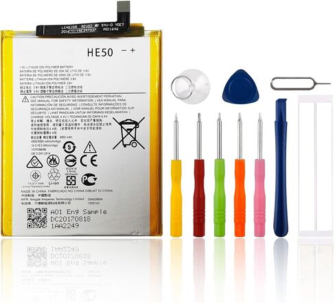 بطارية بديلة متوافقة مع Motorola E4/E5Plus XT1774/1770/1775 HE50 مع مجموعة أدوات in Saudi Arabia