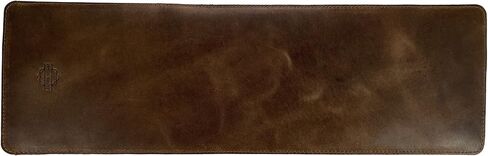 Magic Keyboard with Numeric Keypad Sleeve Handmade from Full Grain Leather - Protective Pouch, Accessories Case, Office Essentials - Bourbon Brown in Saudi Arabia