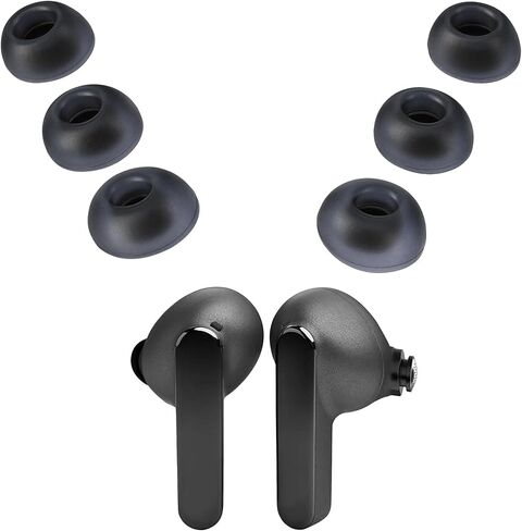 kwmobile 6X Replacement Ear Tips Compatible with JBL Live Pro 2 TWS - Set of Silicone Eartips for Earbuds Headphones in Kuwait
