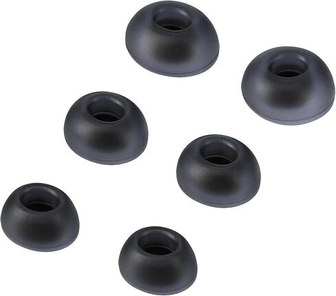 kwmobile 6X Replacement Ear Tips Compatible with JBL Live Pro 2 TWS - Set of Silicone Eartips for Earbuds Headphones in Kuwait