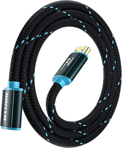 4k Hdmi Cable 4ft, Hdmi Extender Cable Male to Female Hdmi Cord, Hdmi 2.0 Cable 120Hz Short Hdmi Cable (4ft) in Saudi Arabia