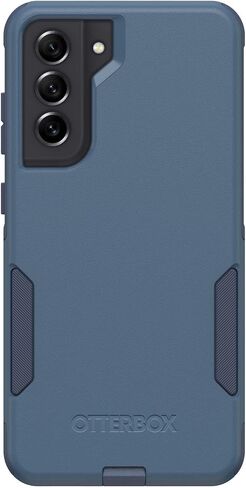 حافظة OtterBox Commuter Series لهاتف Samsung Galaxy S21 FE 5G (فقط) - عبوة غير مخصصة للبيع بالتجزئة - Rock Skip Way (أزرق) in Saudi Arabia
