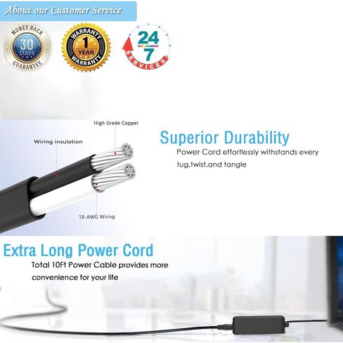 شاحن تيار متردد فائق مدرج من UL مناسب لجهاز توشيبا ستالايت P50T P55 P55W P755 P755D P875 P740 P740D P745 P745D P750 P750D محول الكمبيوتر المحمول سلك إمداد الطاقة in Saudi Arabia