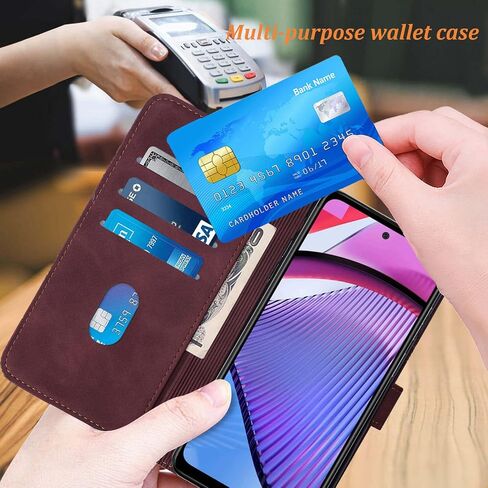 Designed for Moto G 5G 2023 Case Wallet,[Kickstand][Wrist Strap][Card Holder Slots] TPU Interior Protective for Moto G 5G 2023 Phone Case,PU Leather Flip Cases Cover for Moto G 5G (2023) (Blue) in Saudi Arabia