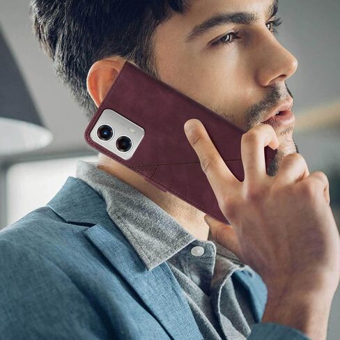 Designed for Moto G 5G 2023 Case Wallet,[Kickstand][Wrist Strap][Card Holder Slots] TPU Interior Protective for Moto G 5G 2023 Phone Case,PU Leather Flip Cases Cover for Moto G 5G (2023) (Blue) in Saudi Arabia