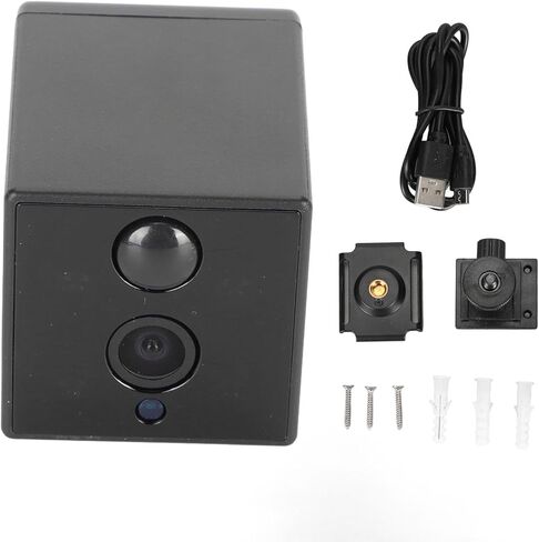 كاميرا احتياطية Sanpyl 4K مع كشف الحركة، كشف الصوت، زاوية واسعة 160 درجة، ليلية، مقاومة للماء، اتصال، تحكم، ليلة بالأشعة تحت الحمراء، in Kuwait