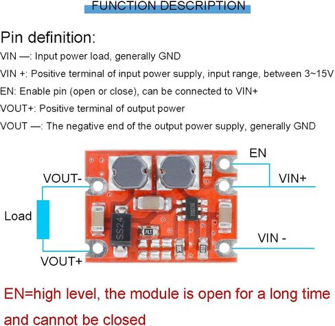 5 pcs 5V Buck Boost Power Module S09 Automatic Boost Buck Converter Module Input 3V-15V Output 3.3V/5V with red and Black Cable for Electronic DIY PCB in Saudi Arabia