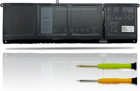 بطارية كمبيوتر محمول 64Wh TN70C متوافقة مع Dell Inspiron 3510 3511 3515 5310 5410 5418 5510 5515 5518 Vostro 3510 3515 3511 5510 5410 Latitude 3320 3330 3520 3420 Series Notebook V6W3 3 in Kuwait