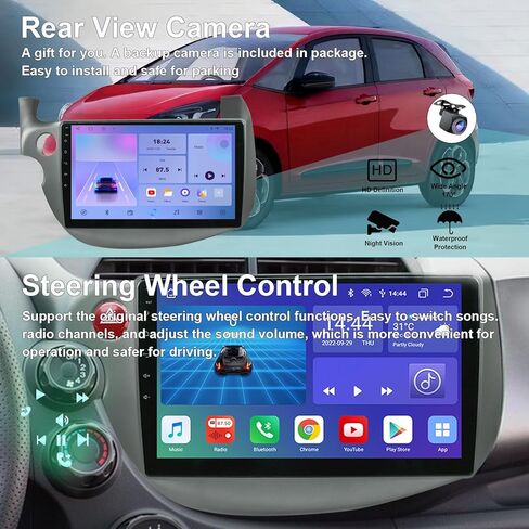 لهوندا صالح 2008-2013 أندرويد 12 سيارة ستيريو مع Carplay اللاسلكية/أندرويد السيارات واي فاي 2 + 32G 4 الأساسية نظام تحديد المواقع والملاحة راديو لاعب 10.1 ''HD شاشة تعمل باللمس الصوت احتياطية كاميرا الوسائط المتعددة رئيس وحدة in Kuwait